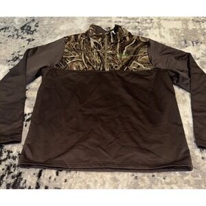 UNDER‎ ARMOUR COLD GEAR  Camouflage Pullover Hunting  Mens Sz Medium  Jacket